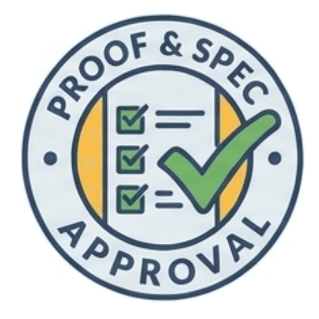 Proof And Spec Approval