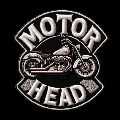 Motorcycle 3D Embroidered Patches