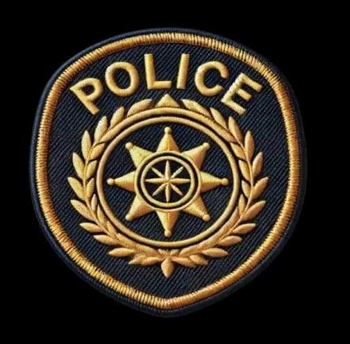 Law Enforcement 3D Embroidered Patches