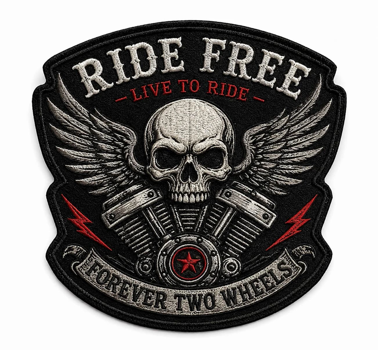 Motorcycle Jacket Patches