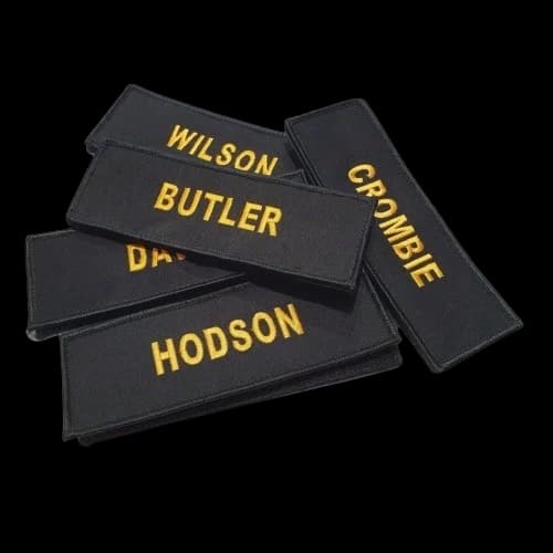 Name Patches for Uniforms