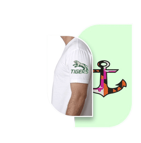 Sleeves Embroidery Digitizing