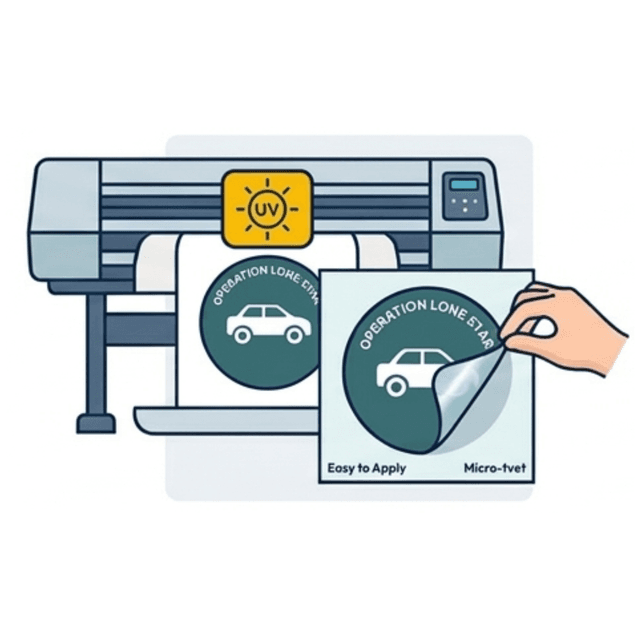 Print, Finish, And Deliver Ready To Apply