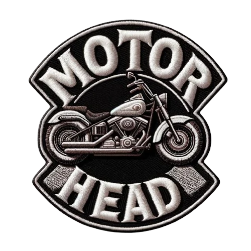 Motorcycle 3D Embroidered Patches