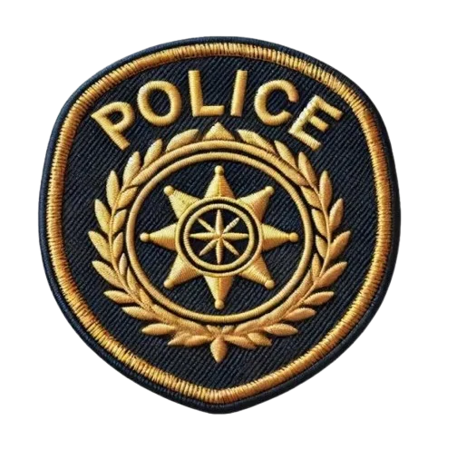 Law Enforcement 3D Embroidered Patches