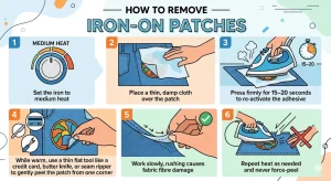 How to Remove Iron-on Patches