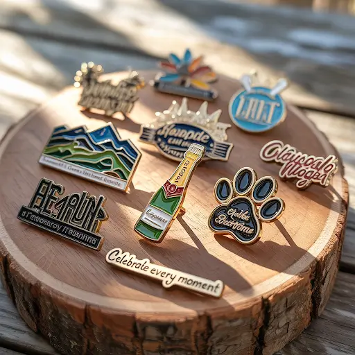 Multiple custom lapel pins for every events