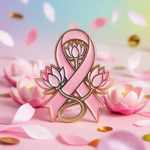 Pink custom pin