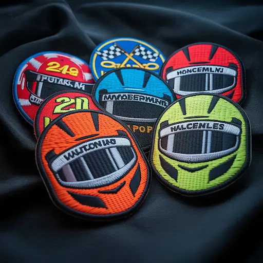 custom patches for motorsport & karting teams