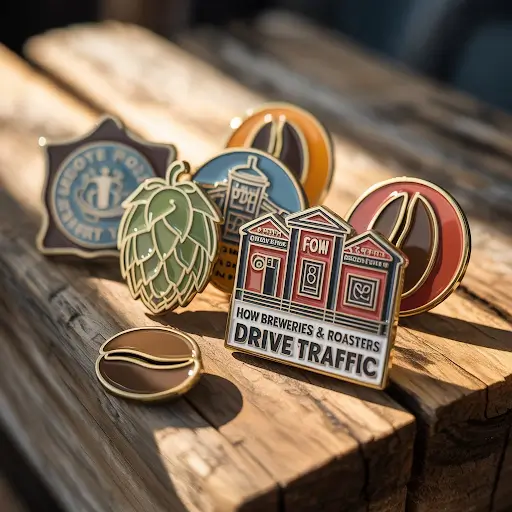 custom pins for a taproom