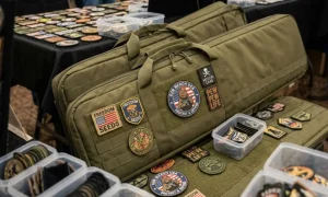 Sniper cover cases with Velcro morale patches for guns in the USA